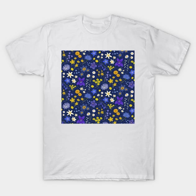 Garden Pattern T-Shirt by Salty Siren Studios